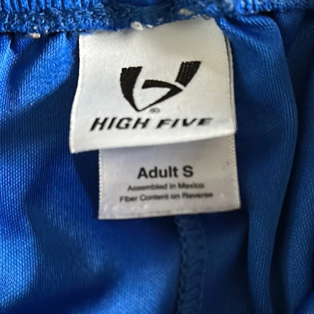 Blue Athletic Basketball Shorts with Elastic Waistband - Picture 2 of 6